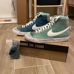 NIKE BLAZER MID '77 VNTG SUEDE MIX HEALING JADE (CZ4609-300) USED US 7